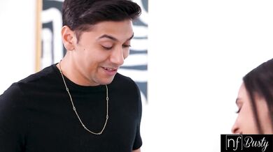 Perfect titfuck from busty Hailey Rose