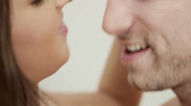 Charming Amirah Adara plays with her boyfriend's cock