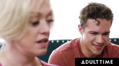 ADULT TIME - Busty stepmom Dee Williams caught watching porn