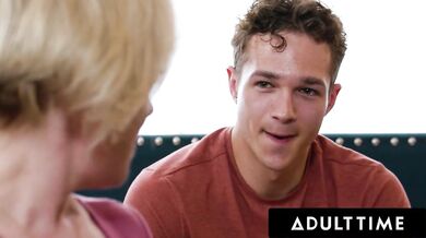 ADULT TIME - Busty stepmom Dee Williams caught watching porn