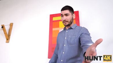 HUNT 4K - Girl does it with Raul Costa to help her boyfriend