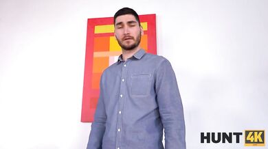 HUNT 4K - Girl does it with Raul Costa to help her boyfriend