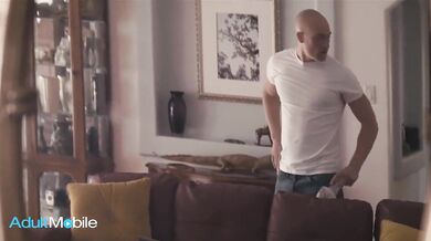 ADULT MOBILE - Depressed husband gets sex from his petite wife that lifts his mood