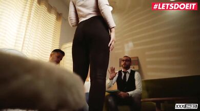 LETSDOEIT - Serbian beauty Haley Hill fucks her partner at couples therapy