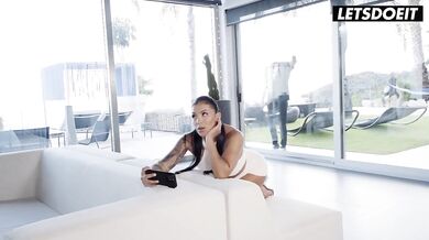 LATINA MILF - Perfect MILF Mariana Martix fucks neighbor with big dick