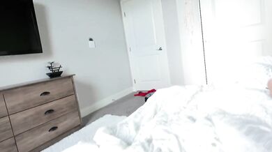 Stepmom and teen stepson in homemade fuck