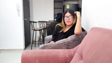 My stepbrother's girlfriend begs me to fuck her hard because she doesn't feel him the way she feels me