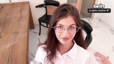 Horny assistant runs more errands with boss's cock