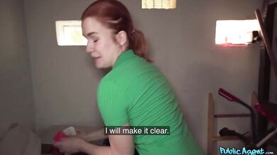 Oh well there goes the condom! Raw sex with redhead uni student