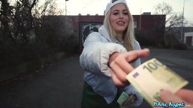 Public Agent - hot 18 year old hates her job delivering tacos