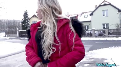 French blonde with perfect body fucked by my long cock