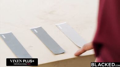 Tiny BBC-Hungry Kelly Collins Fucks Jason's Huge Dick For Cuck Hubby