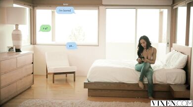 Horny Latina Amia Miley Cheats On Her Boyfriend