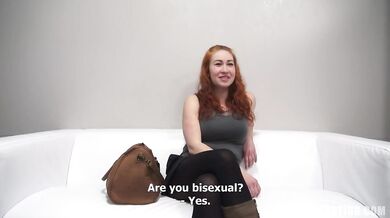 Czech Redhead Amateur At Casting