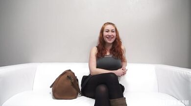 Czech Redhead Amateur At Casting