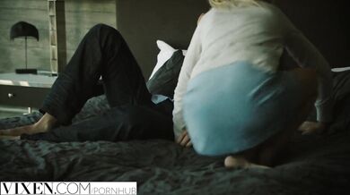 Naughty blonde fucks her sister's boyfriend to make her jealous