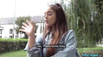 Beautiful Celebrity Look-A-Like Has Sex with Stranger