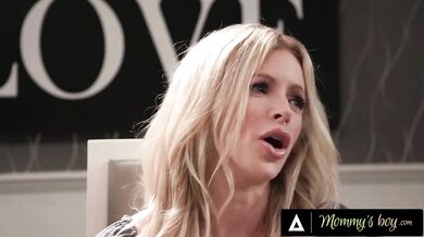 Big Titty MILFs Reverse Gangbang Lucky Teen, Make Him Cum On Their Dirty Panties