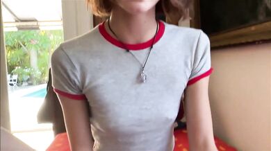 Freaky Sex With Tiny Redhead Step Sis Alex Adams