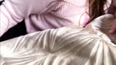 Nerdy Little Step Sister Trinity Olsen Learns How to Squirt