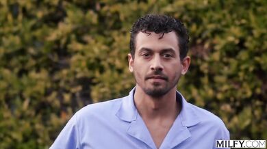 Curvy MILF Rides Studs Cock Poolside