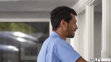 Curvy MILF Rides Studs Cock Poolside