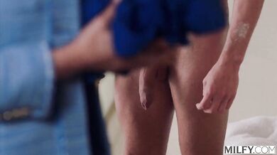 Cock-hungry realtor Penny Barber can't resist his hard dick