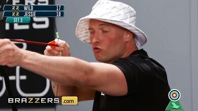 Sarah Jessie Tries To Sabotage Zac Wild's Shot By Putting His Dick Deep In Her Cute Ass