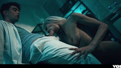 Horny Doctor Fucks Lab Partner Before Unbirthing Him