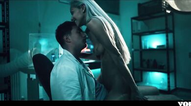 Horny Doctor Fucks Lab Partner Before Unbirthing Him