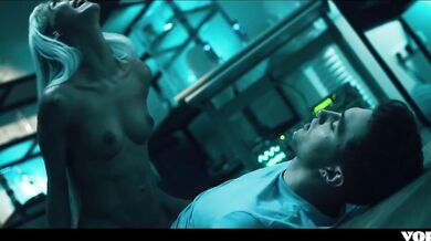 Horny Doctor Fucks Lab Partner Before Unbirthing Him