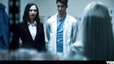 Horny Doctor Fucks Lab Partner Before Unbirthing Him