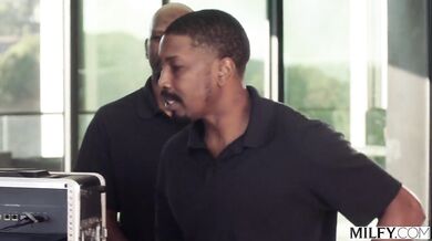 Sexy Blonde Housewife Melissa Stratton Gets Double Teamed By Two Massive BBCs