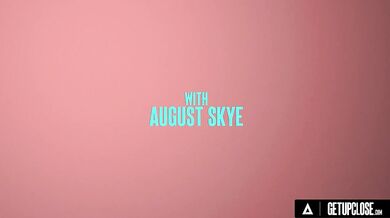 Stacked Ebony Babe August Skye Enjoys Being Raw Fucked And Receiving His Load On Her Face