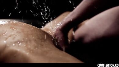 Slut Veronica Leal Gets Her Pussy Pumped And Filled To The Limit