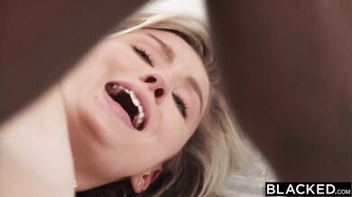 Blonde College Babe Emma Sirus Gets A Special BBC Workout From Physical Therapist