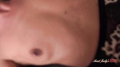 49yo Stepmom Francesca Catches Her Stepson Watching Porn