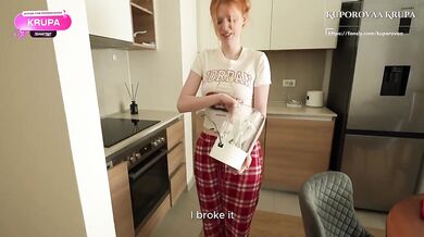 Stepdad fucked his cute stepdaughter for her mistake