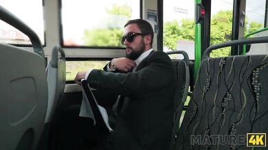 Jumping on a cock in the bus