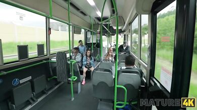 Jumping on a cock in the bus