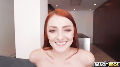 Katy Rose Starts Teasing Freddy Gong By Twerking Her Ass And Gets A Suprise By His Massive Dick