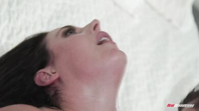 Busty Boss Angela White Keeps Her Colleague Tight Between Her Legs