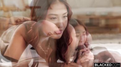 Asian girl Mina Luxx drilled by BBC