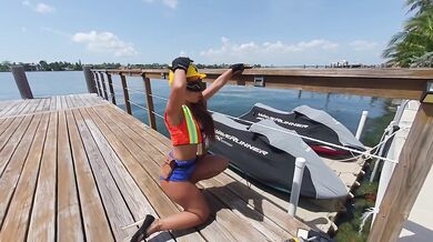 Busty chick will do anything for money