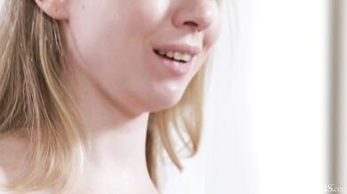 Hot lesbian pussy licking between Mikki Galante and Alice Klay