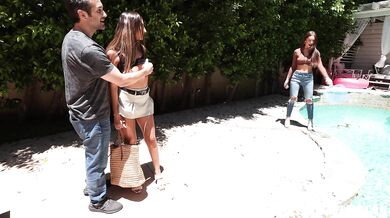 April Olsen and Gianna Dior go wild in a hot sex video with a bad girl twist