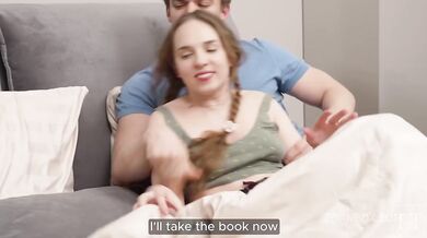 Check out this steamy teen's wild ride as she creampied!