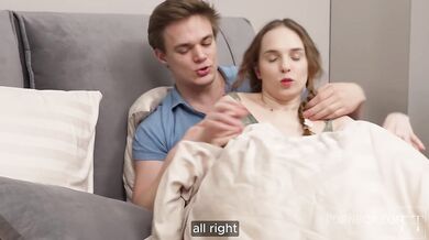 Check out this steamy teen's wild ride as she creampied!