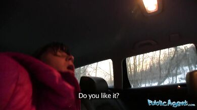 Gina Gerson begs for a big load after getting fucked in public by a stranger's huge cock