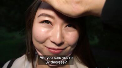 Petite Asian Chinese immigrant gets her tight pussy fucked in public